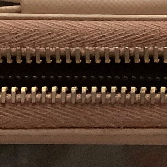 Prada Saffiano Leather Bow Long Zip Wallet - Picture 5 of 14